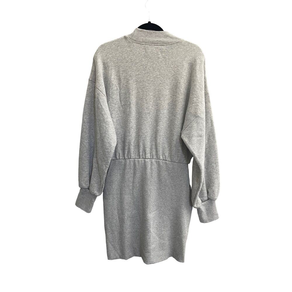 SPIRITUAL GANGSTER Small Gray Sweatshirt Dress Balloon Sleeve NEW HTF #7139 - Picture 7 of 13
